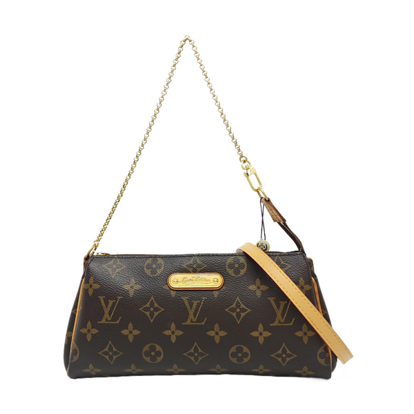EVA Monogram Coated Canvas Brown