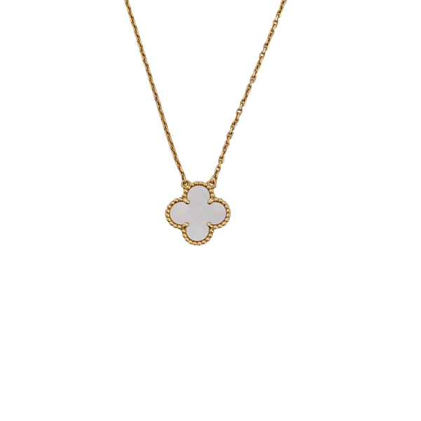 Vintage Alhambra 18k Gold Necklace