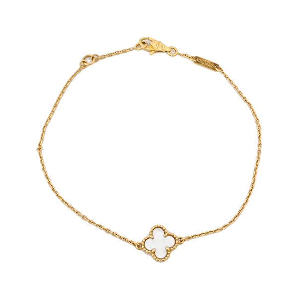 Sweet Alhambra 18k Gold Bracelet