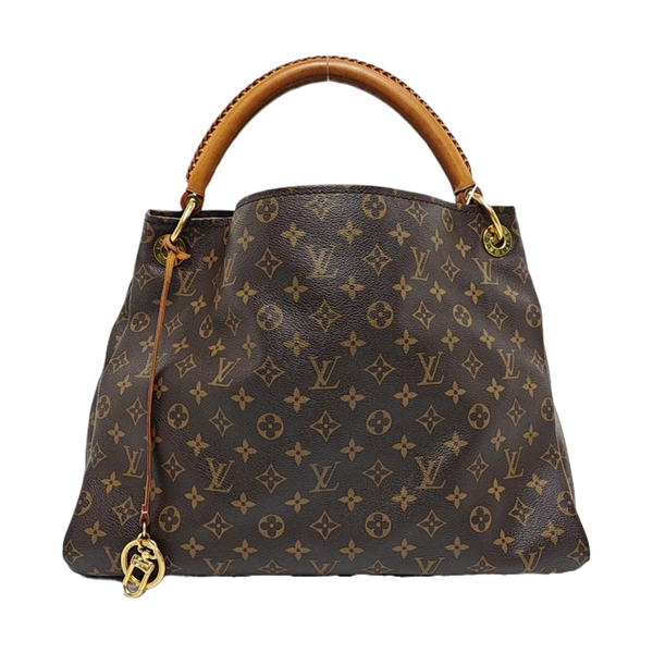 ARTSY MM Monogram Coated Canvas Brown