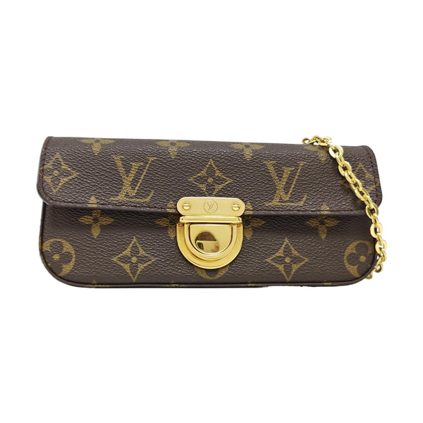 Monogram Coated Canvas Top Handle Bag Brown