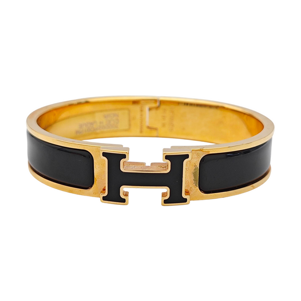 Clic H Metal Gold Bangle