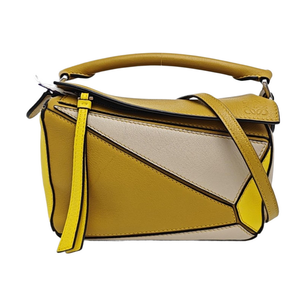 Puzzle Mini Calfskin Multicolor