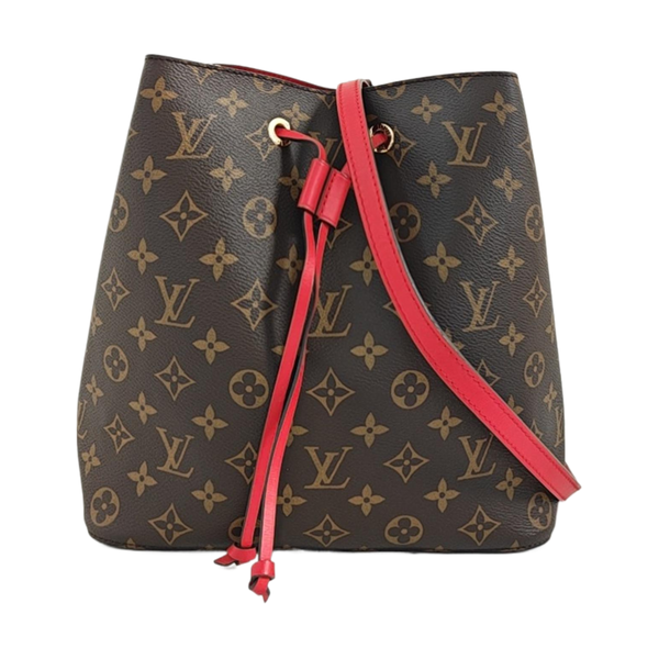 NÉONOÉ MM Monogram Coated Canvas Brown