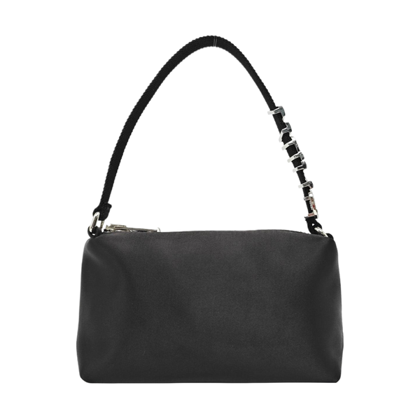 Fabric Top Handle Bag Black