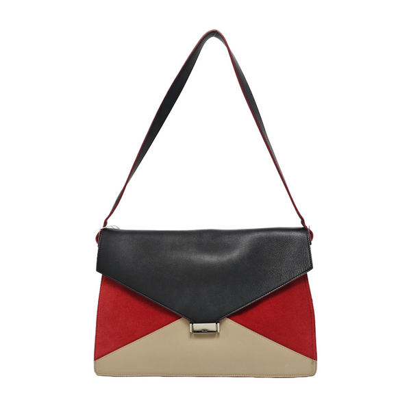 Calfskin Shoulder Bag Multicolor