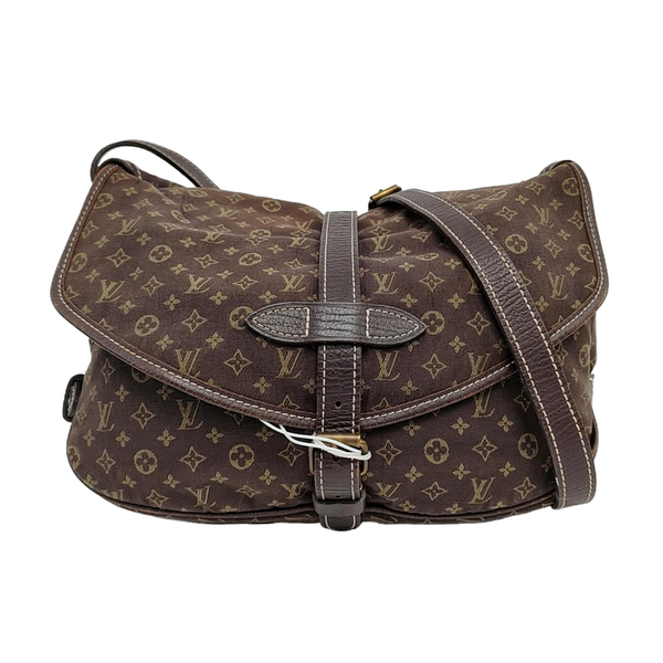 SAUMUR 28 Monogram Canvas Brown