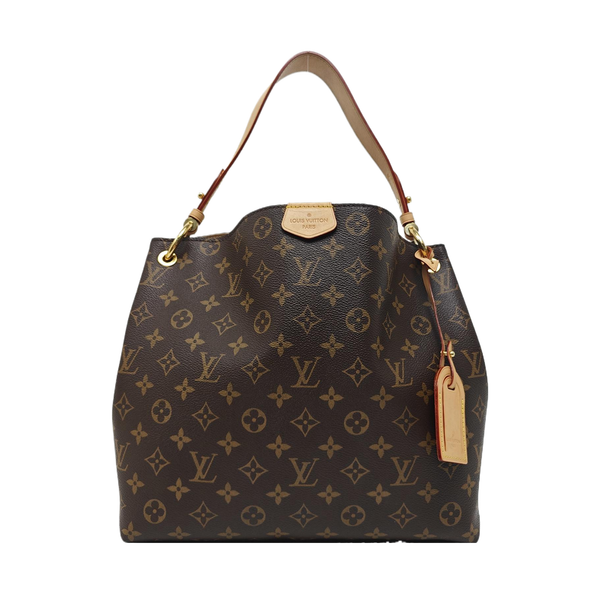 GRACEFUL TPM Monogram Coated Canvas Brown