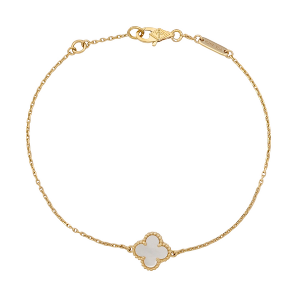 Sweet Alhambra 18k Gold Bracelet