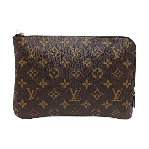 Etui Voyage PM Monogram Coated Canvas Brown