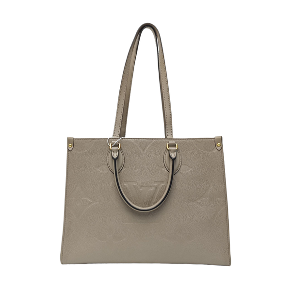 ONTHEGO MM Monogram Calfskin Gray