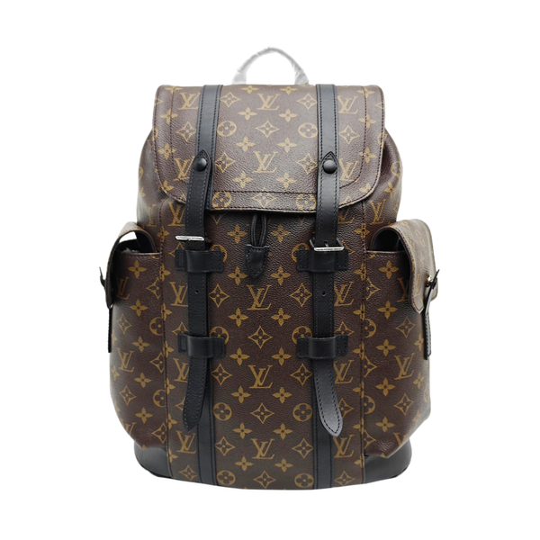 CHRISTOPHER MM Monogram Coated Canvas Brown
