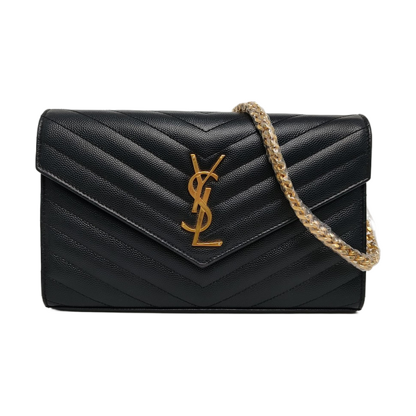 MONOGRAM Medium Quilted Calfskin Black