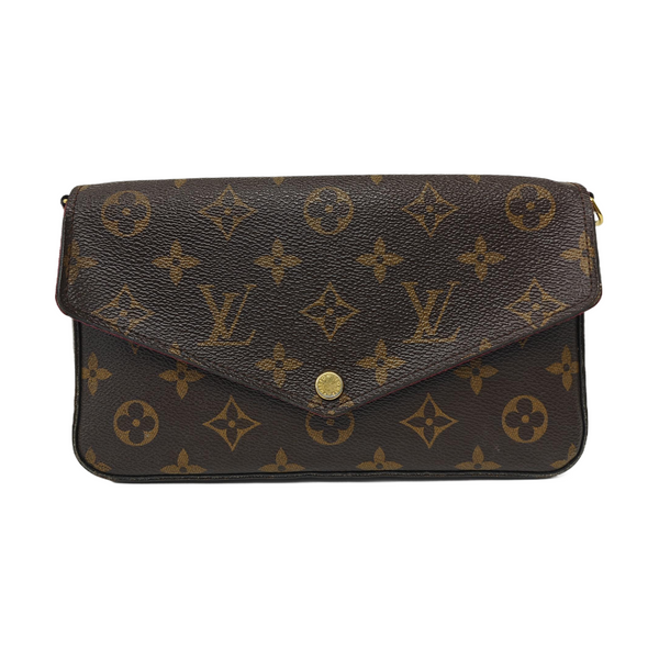 FÉLICIE Monogram Coated Canvas Brown