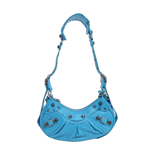 Le Cagole Mini Lambskin Blue