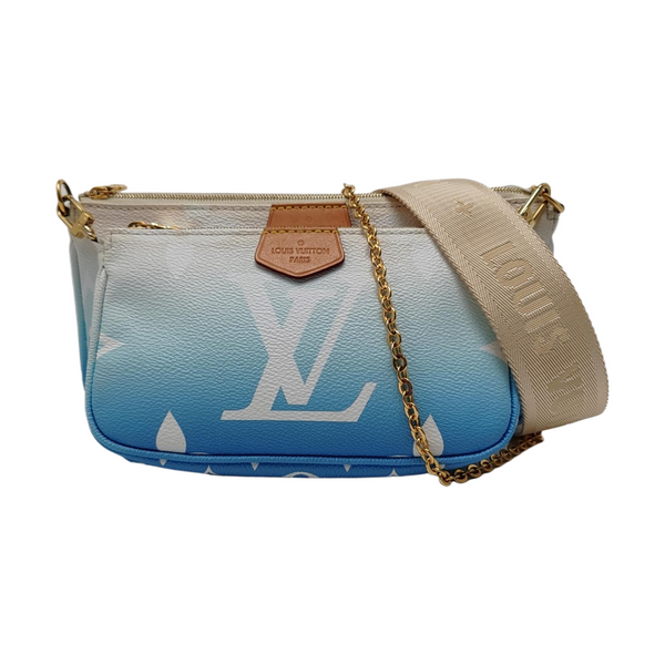 MULTI Monogram Coated Canvas Blue
