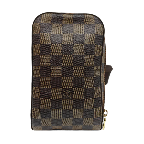 GÉRONIMOS Damier Ebene Coated Canvas Brown