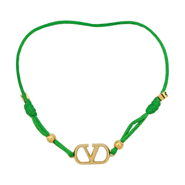 Fabric Green Bracelet