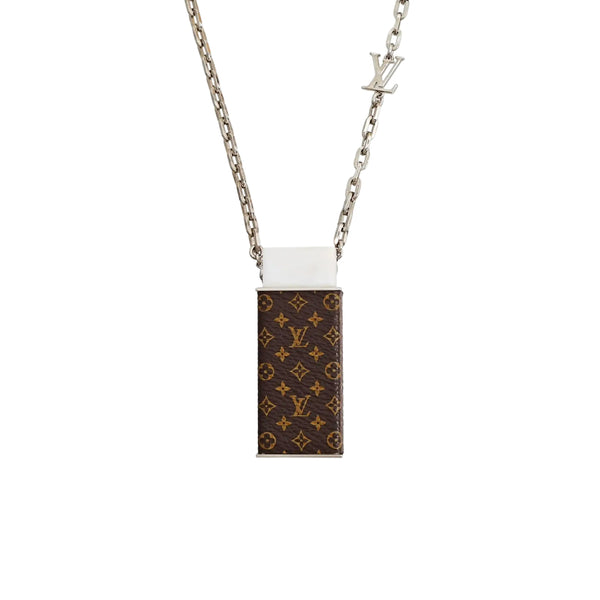 MONOGRAM ECLIPSE Metal Silver Necklace