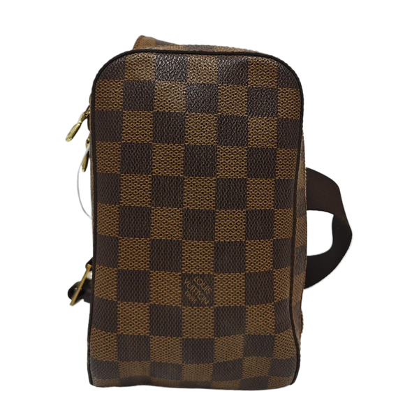 GÉRONIMOS Damier Ebene Coated Canvas Brown