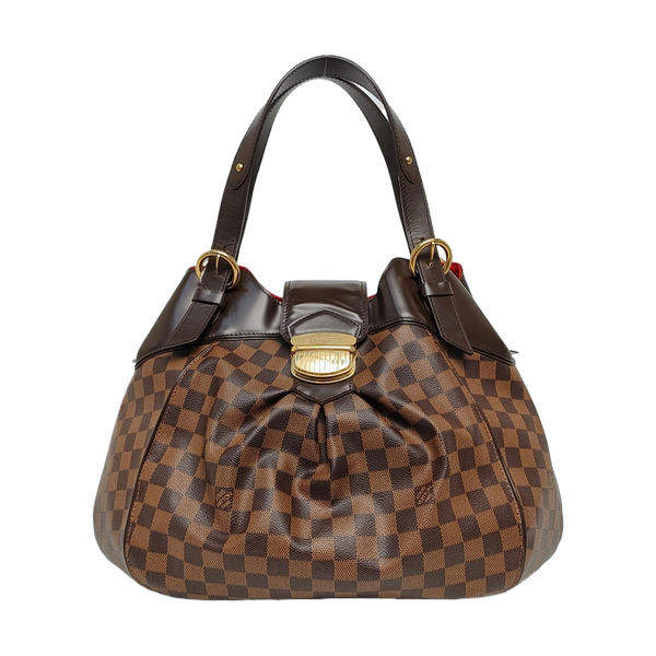SISTINA GM Damier Ebene Coated Canvas Brown