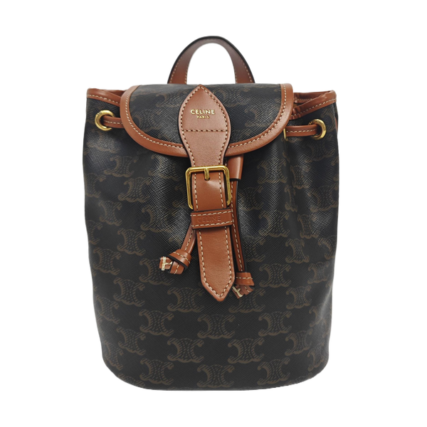 TRIOMPHE Mini Coated Canvas Brown
