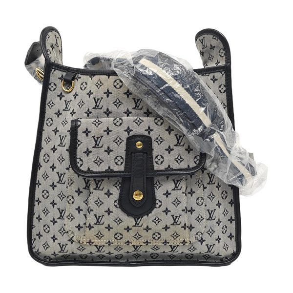 MARY KATE Monogram Canvas Gray