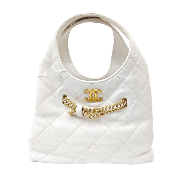 25P Quilted Lambskin White