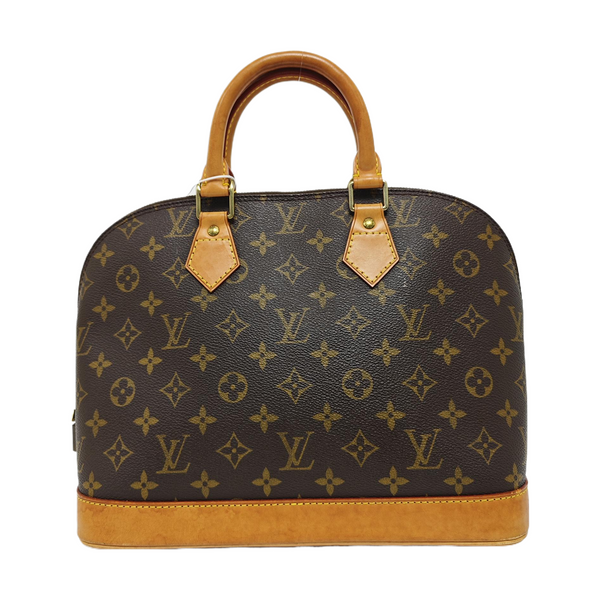 ALMA PM Monogram Coated Canvas Brown