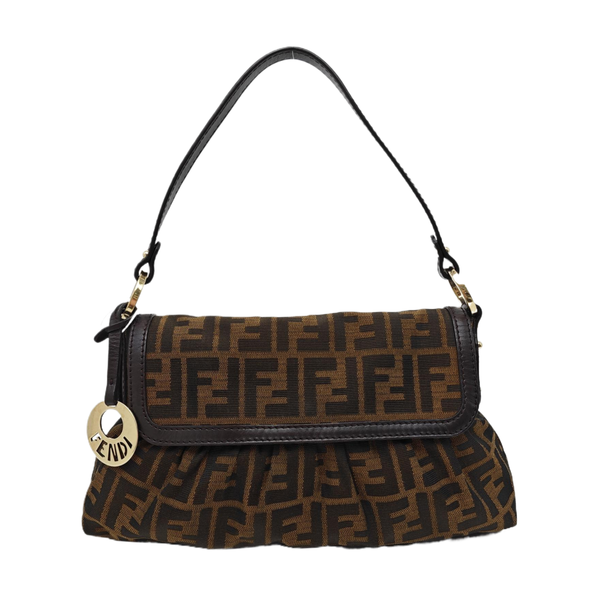Canvas Shoulder Bag Brown