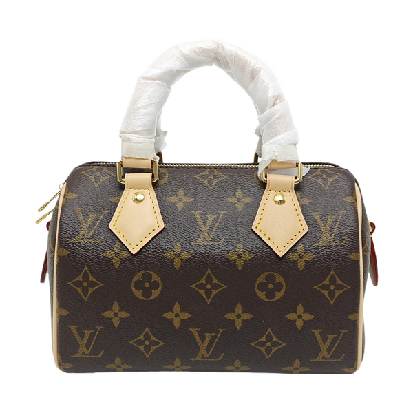 SPEEDY 20 Monogram Coated Canvas Brown