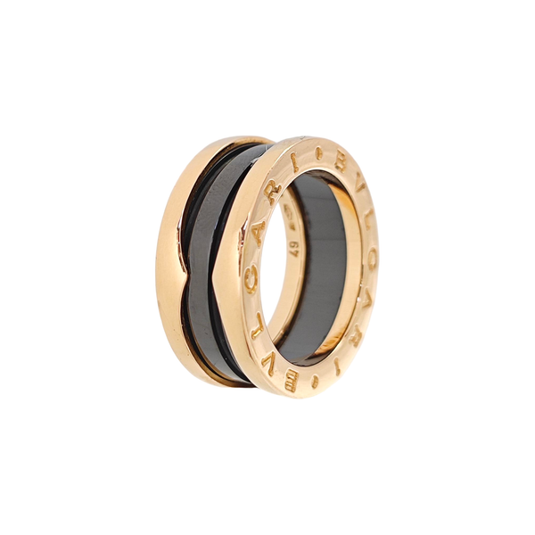 B.ZERO1 18k Rose Gold Ring EU 49