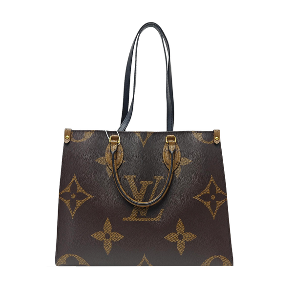 ONTHEGO MM Monogram Coated Canvas Brown