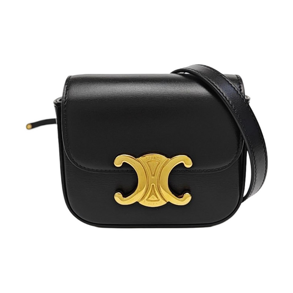 TRIOMPHE Mini Calfskin Black