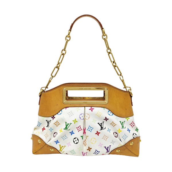 LV × TM JUDY MM Monogram Coated Canvas White