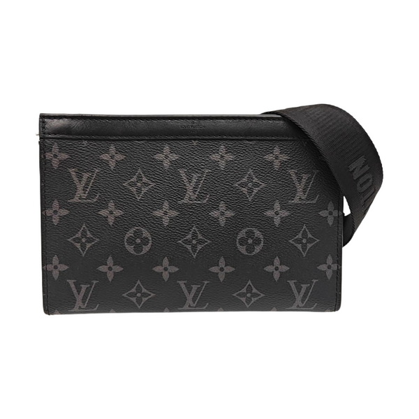 GASTON Monogram Coated Canvas Black