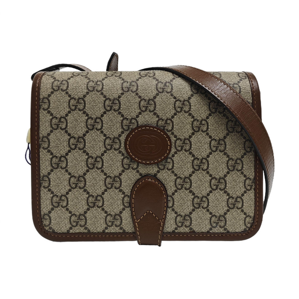Retro Mini Monogram Coated Canvas Beige