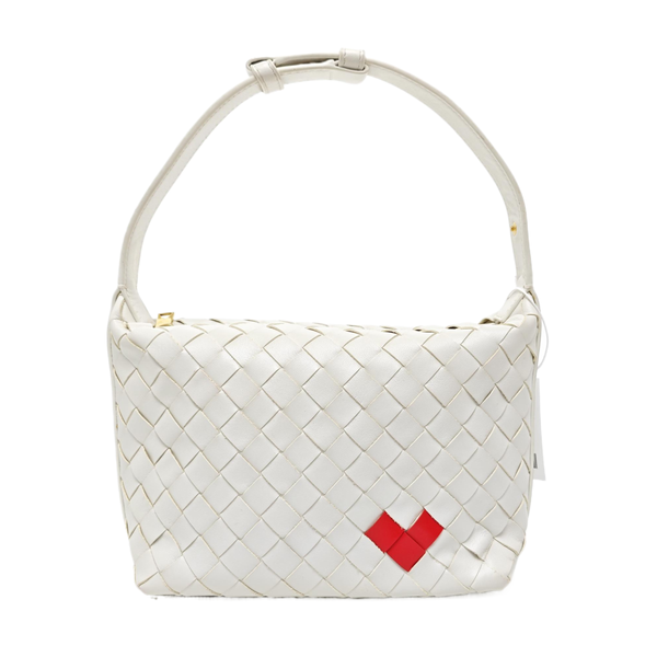 Calfskin Top Handle Bag White