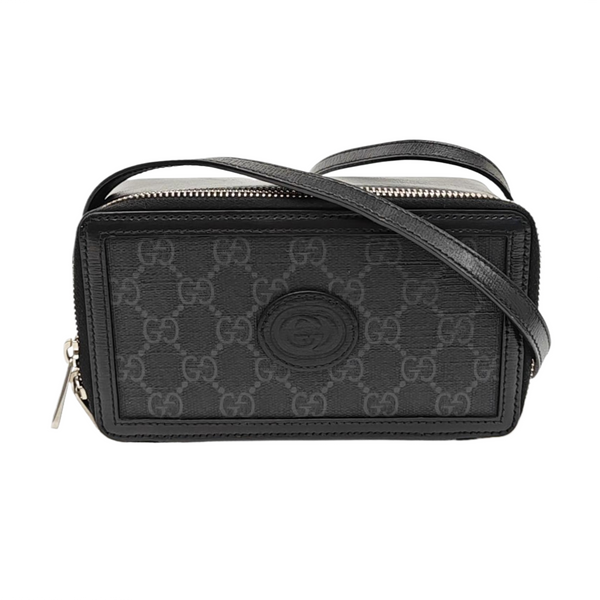 Retro Mini Monogram Coated Canvas Black