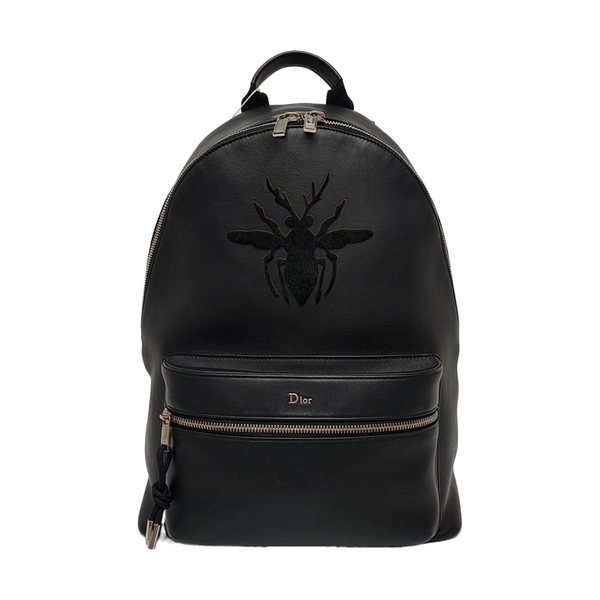 Leather Backpack Black