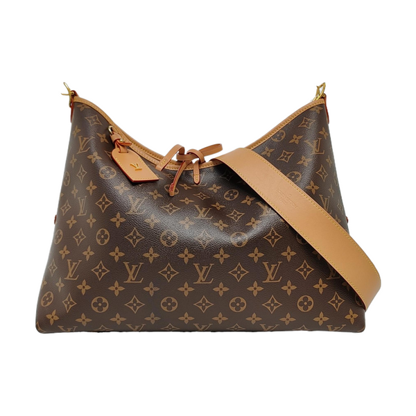 CARRYALL MM Monogram Coated Canvas Brown