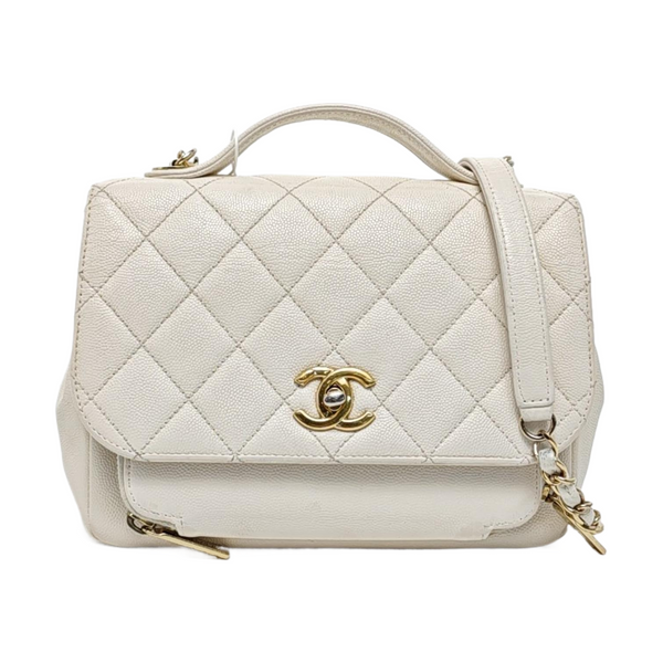 Grained Calfskin White