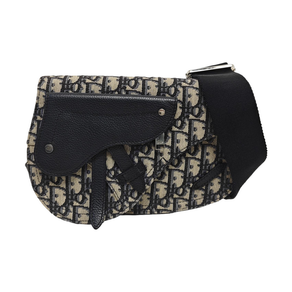 Saddle Monogram Canvas Azul
