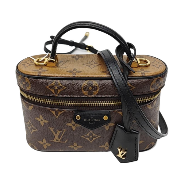 Vanity Chain Pouch Monogram Coated Canvas Brown