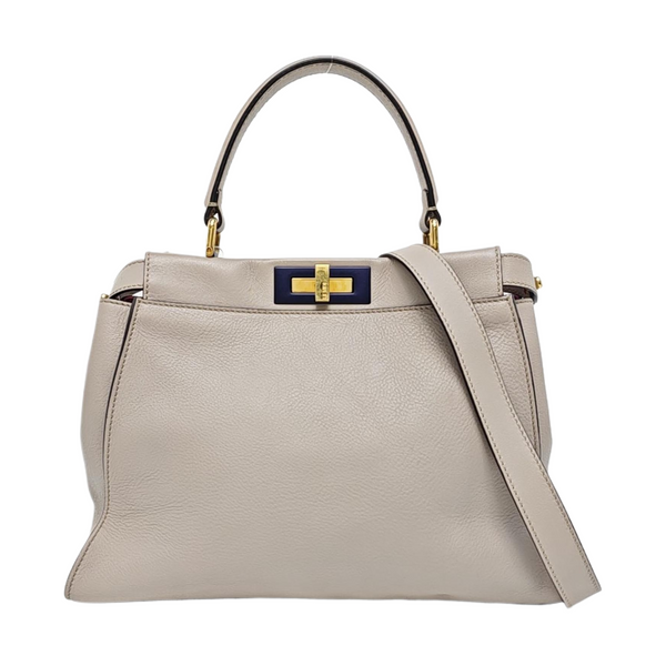 Peekaboo Medium Calfskin Gray