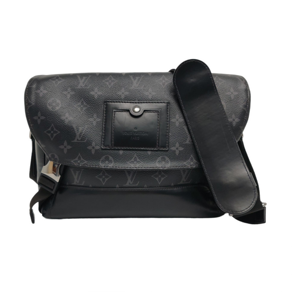 VOYAGER PM Monogram Coated Canvas Black