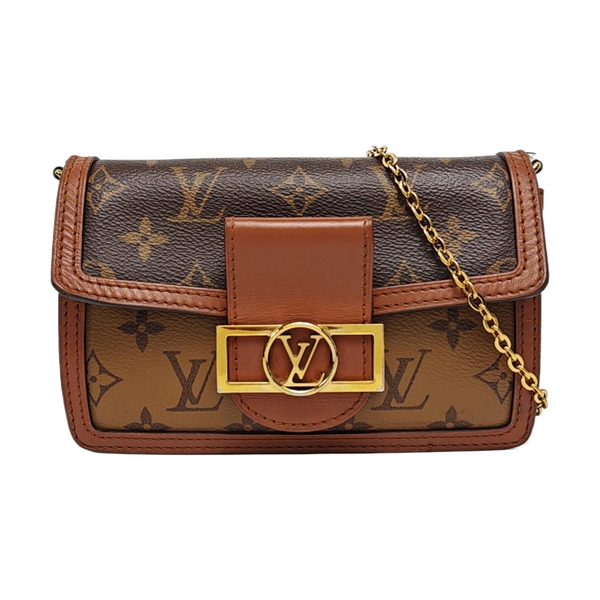 DAUPHINE WOC Monogram Coated Canvas Brown