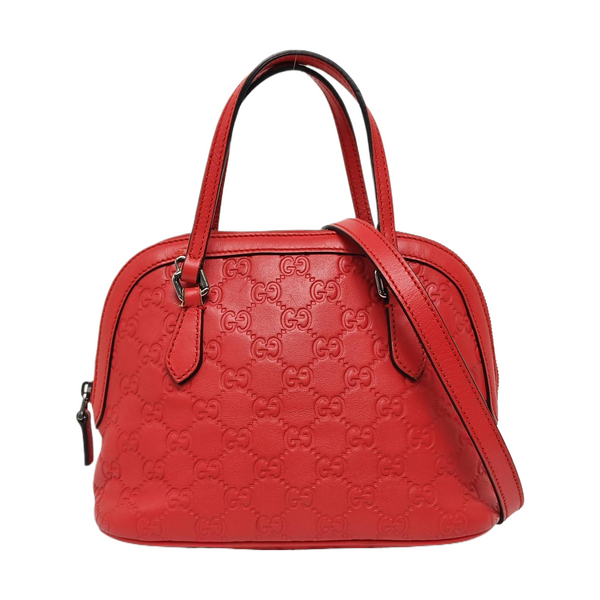 Dome Monogram Calfskin Red