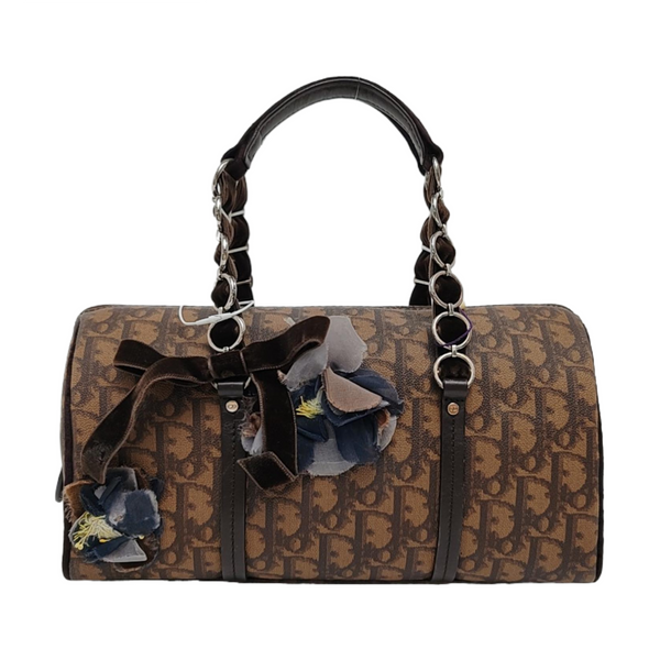 Oblique Coated Canvas Brown