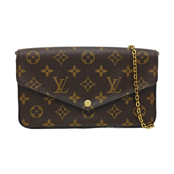 FÉLICIE Monogram Coated Canvas Brown